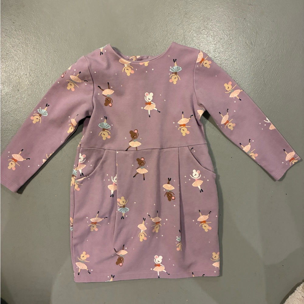 Purple mouse ballerina dress